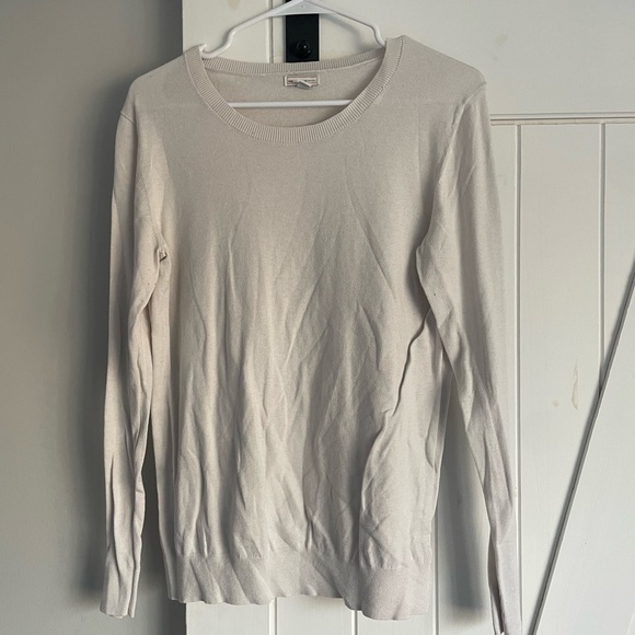 Gap Cream Large Sweater Shirt - Picture 1 of 5